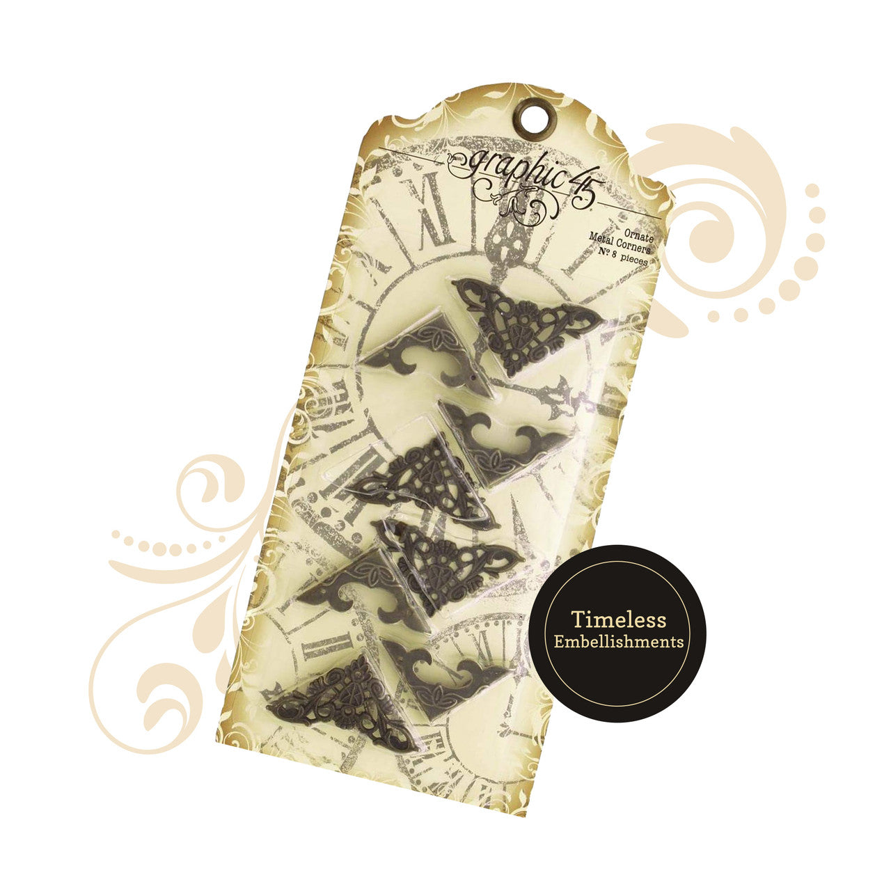 Gráfico 45 Esquinas metálicas adornadas